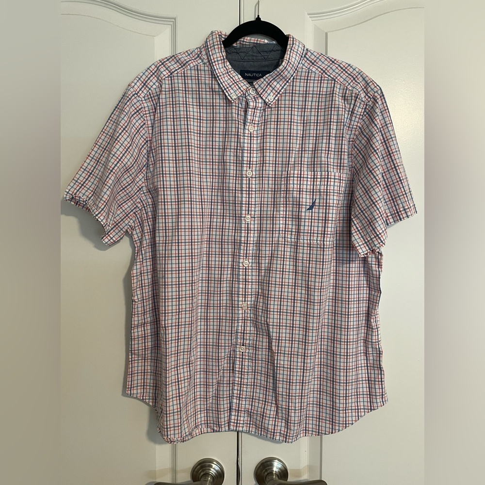NAUTICA Mens Button Down Shirt